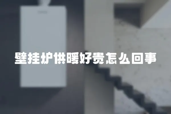 壁掛爐供暖好貴怎么回事