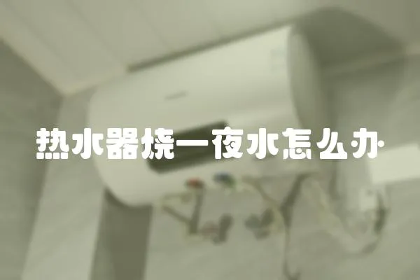 熱水器燒一夜水怎么辦