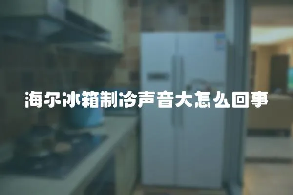 海爾冰箱制冷聲音大怎么回事