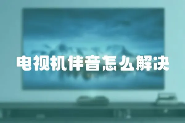 電視機伴音怎么解決