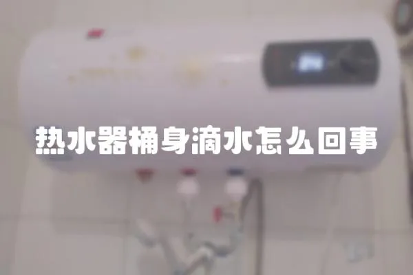 熱水器桶身滴水怎么回事