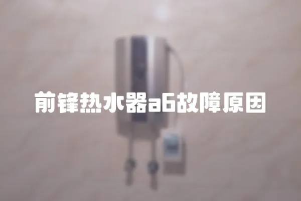 前鋒熱水器a6故障原因