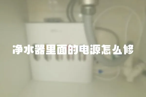 净水器里面的电源怎么修