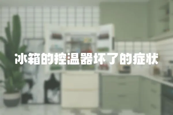 冰箱的控溫器壞了的癥狀