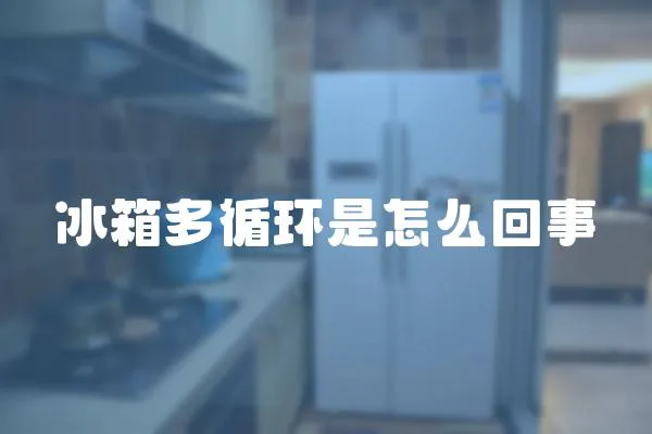 冰箱多循環是怎么回事