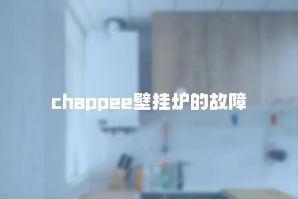 chappee壁掛爐的故障