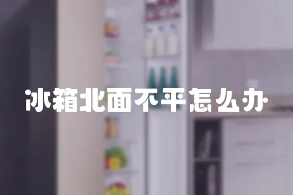 冰箱北面不平怎么辦