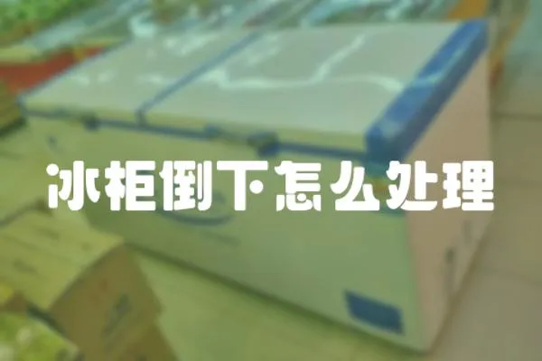 冰柜倒下怎么處理