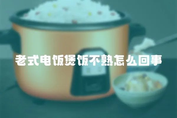 老式電飯煲飯不熟怎么回事