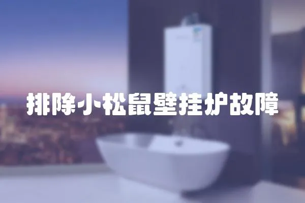 排除小松鼠壁掛爐故障