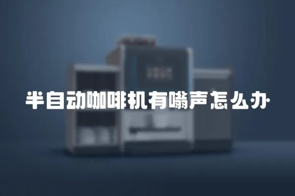 半自動咖啡機有嗡聲怎么辦