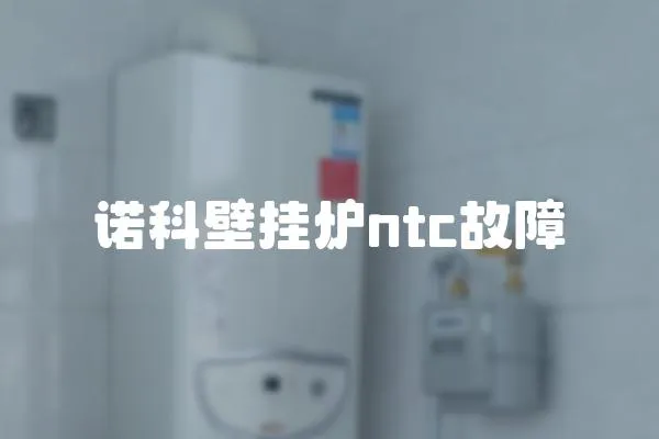 諾科壁掛爐ntc故障