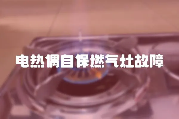 電熱偶自保燃?xì)庠罟收?></a></div>
                    <div   id=