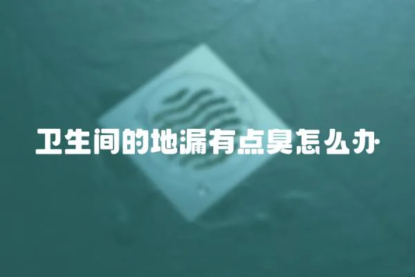 衛生間的地漏有點臭怎么辦