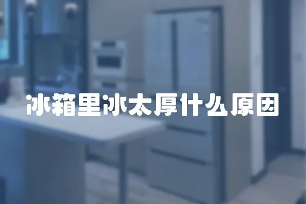 冰箱里冰太厚什么原因