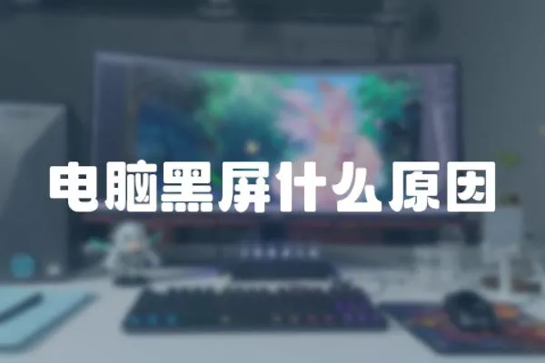電腦黑屏什么原因
