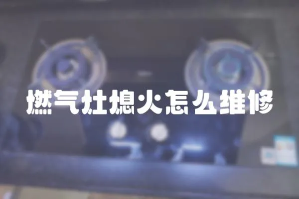 燃?xì)庠钕ɑ鹪趺淳S修