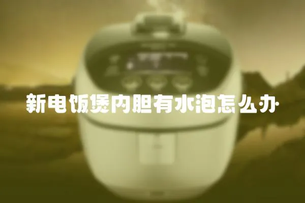 新電飯煲內膽有水泡怎么辦