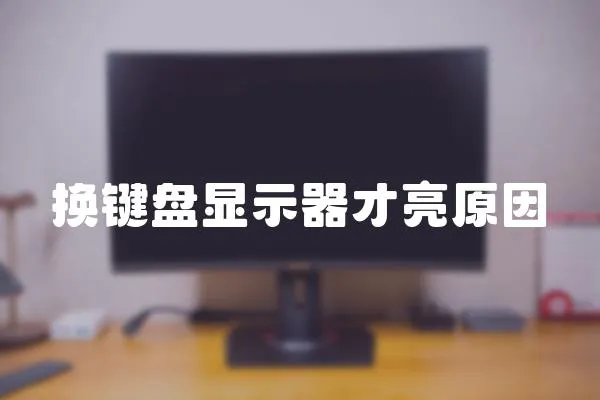 換鍵盤顯示器才亮原因