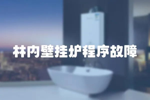 林內壁掛爐程序故障