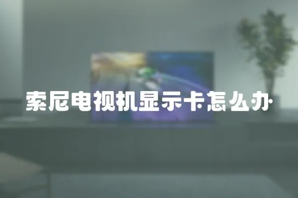 索尼電視機(jī)顯示卡怎么辦