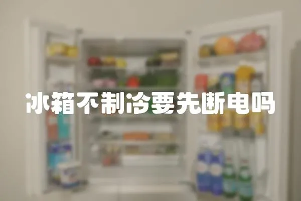 冰箱不制冷要先斷電嗎