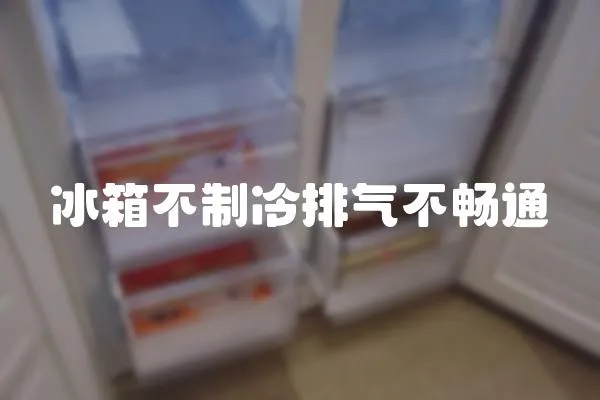 冰箱不制冷排氣不暢通