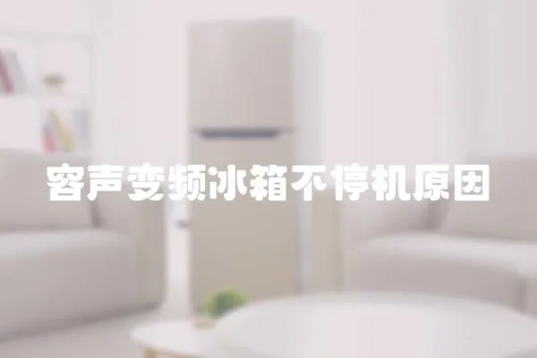 容聲變頻冰箱不停機原因