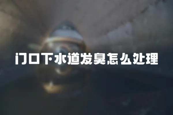 門口下水道發臭怎么處理