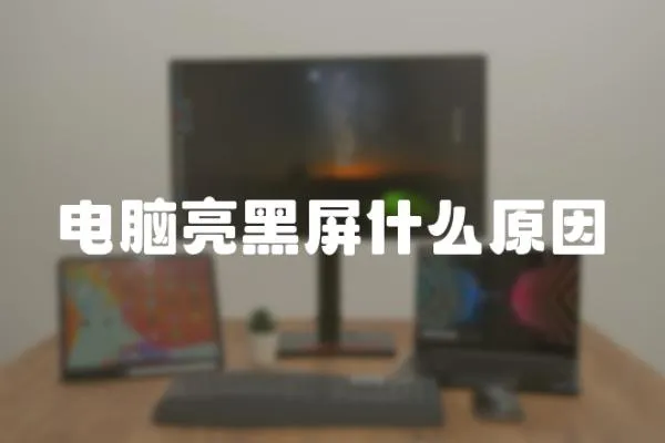 電腦亮黑屏什么原因