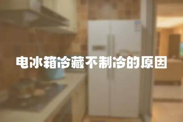 電冰箱冷藏不制冷的原因