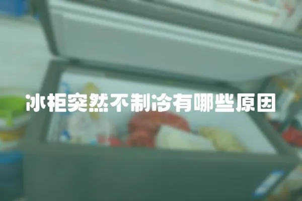 冰柜突然不制冷有哪些原因