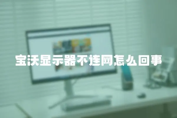 寶沃顯示器不連網(wǎng)怎么回事