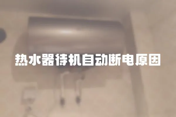 熱水器待機自動斷電原因