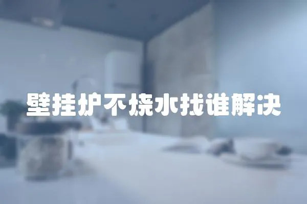 壁掛爐不燒水找誰解決