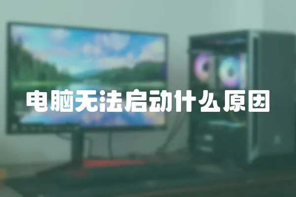 電腦無法啟動什么原因