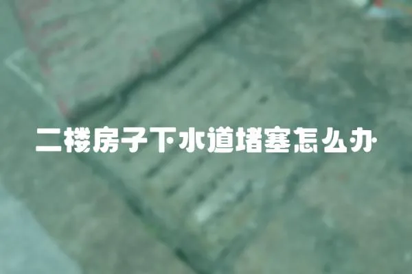 二樓房子下水道堵塞怎么辦