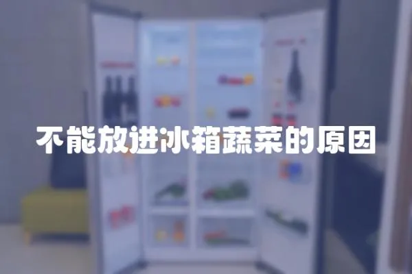 不能放進冰箱蔬菜的原因