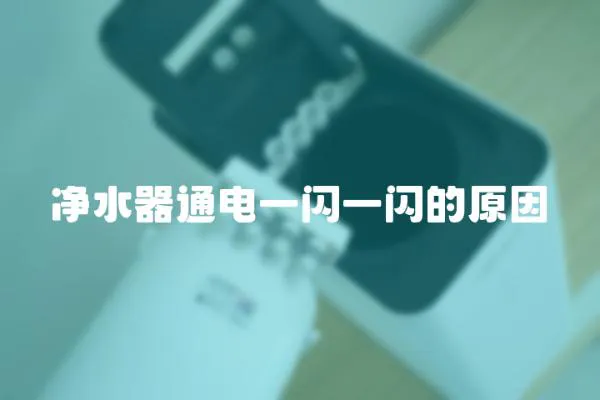 凈水器通電一閃一閃的原因
