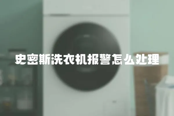 史密斯洗衣機報警怎么處理