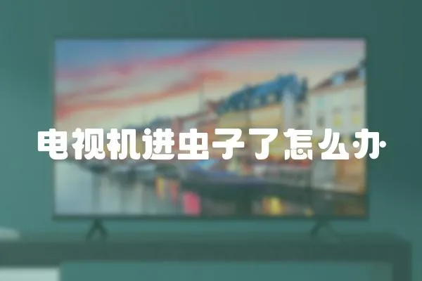 電視機進蟲子了怎么辦