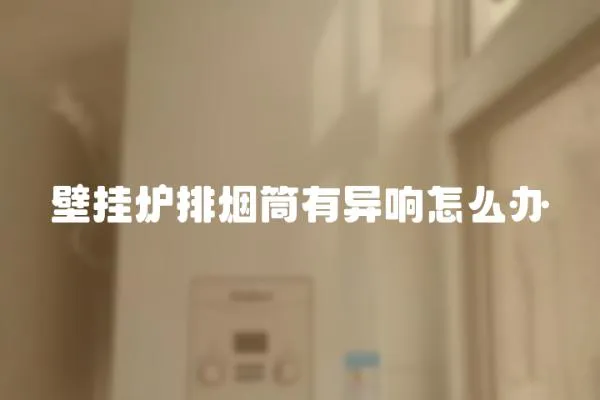壁掛爐排煙筒有異響怎么辦