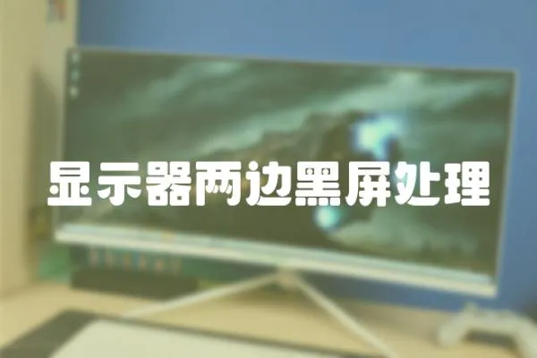 顯示器兩邊黑屏處理