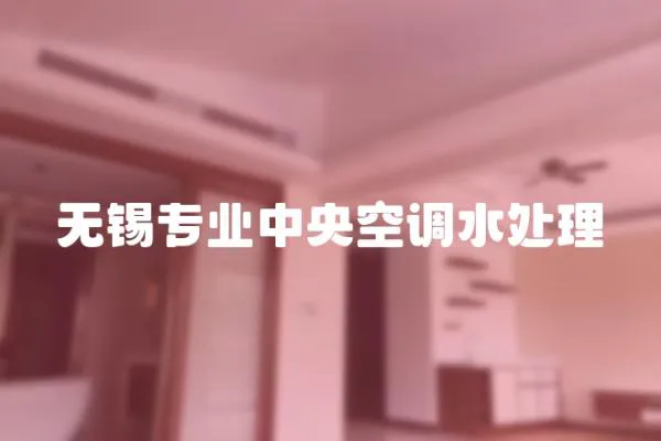 無(wú)錫專業(yè)中央空調(diào)水處理