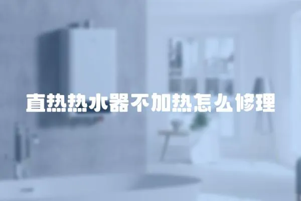 直熱熱水器不加熱怎么修理