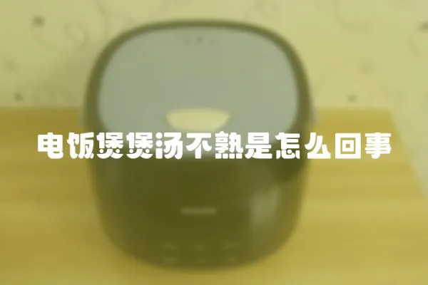 電飯煲煲湯不熟是怎么回事
