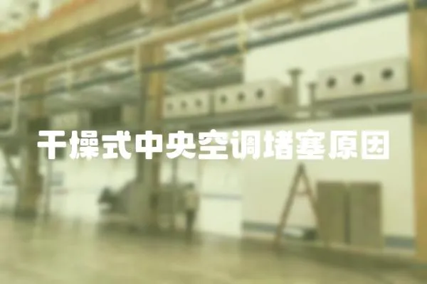 干燥式中央空調(diào)堵塞原因