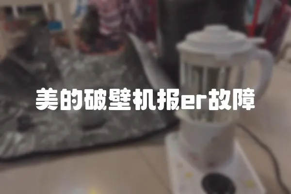 美的破壁機(jī)報(bào)er故障