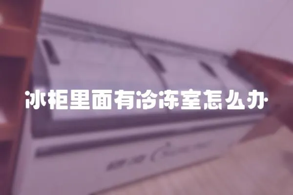 冰柜里面有冷凍室怎么辦