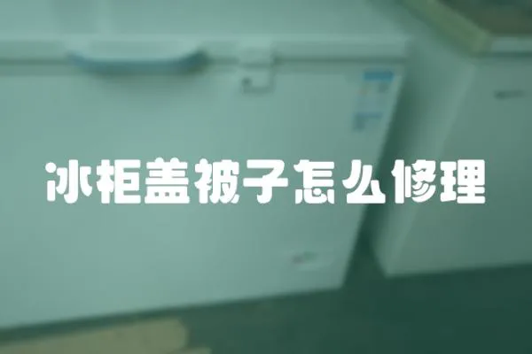 冰柜蓋被子怎么修理